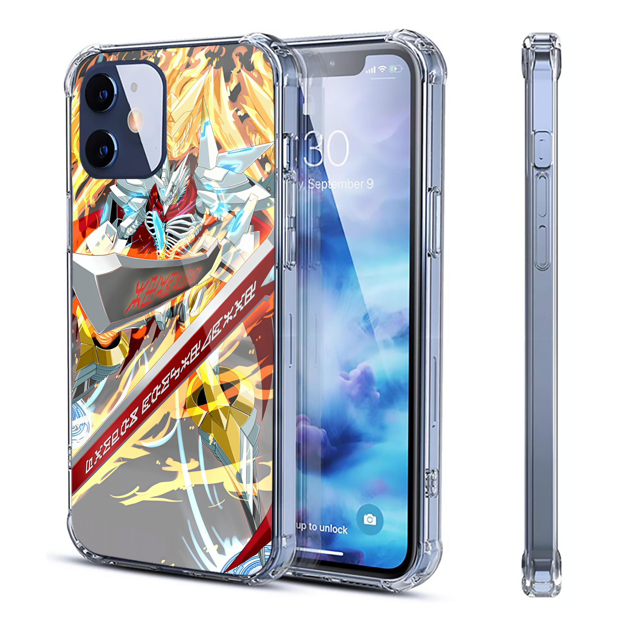 （画像用） Digimon デジタルモンスター/デジモン 【iPhone 12シリーズ対応】透明スマホケース（クリアソフトケース）